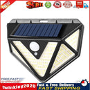 Solar PIR Motion Sensor Wall Light Outdoor 3 Modes Security Lamp (166 LED) Newly