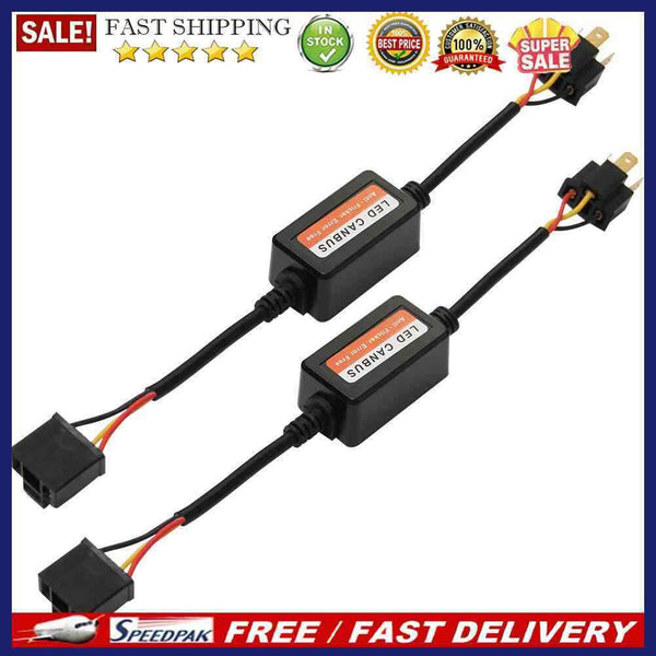 1 Pair H4 LED Headlight Canbus Decoders Error Free Anti Flicker Resistor
