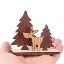 Gift Wooden Assembled Elk Ornaments Elk Pendant Elk Craft Wooden Elk Tree