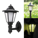 Solar Power LED Light Path Way Wall Landscape Garden Lamp (Warm White)