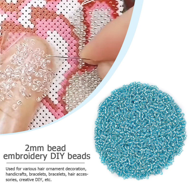 1200x Beads DIY Necklace Jewelry Making Crafts Embroidery Accessories Bracelet