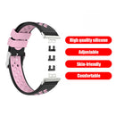Silicone Smart Watch Band Wrist Strap for Huawei Watch Fit (Black Pink) Newly