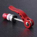 Aluminium Alloy Quick Release Bike Seat Post Clamp Seatpost Skewer red
