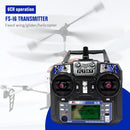 Flysky 2.4GHz 6CH Radio RC Transmitter Controller Receiver for RC Glider Newly