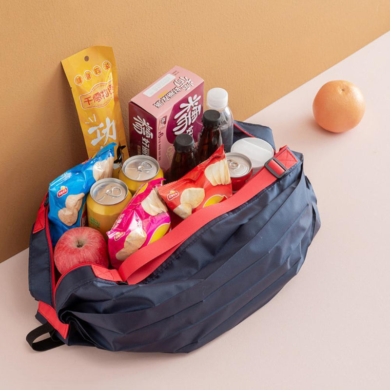Waterproof Folding Eco-Friendly Shopping Travel Portable Grocery Bag (B)