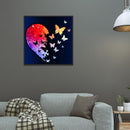 5D DIY Full Drill Diamond Painting Butterfly Heart Cross Stitch Embroidery