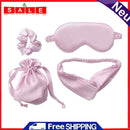 Silk Sleeping Eyepatch Headband Hair Tie Help to Sleep Aid Blindfold for Rest