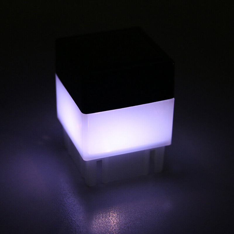 Outdoor LED Solar Post Headlamp Waterproof Fence Lamp Home Garden Lantern