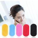2pcs Hair Stickers Bangs Clip Seamless Hair Holder Hair Gripper (Ellipse)