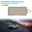 Car Sun Visor Shade Mirror Cover for Benz S-Class W220 (Silica Beige Left)