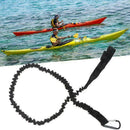 Kayak Canoe Paddle Rod Leash Safety Rope Carabiner n Boats Rowing Fast n G4Z8