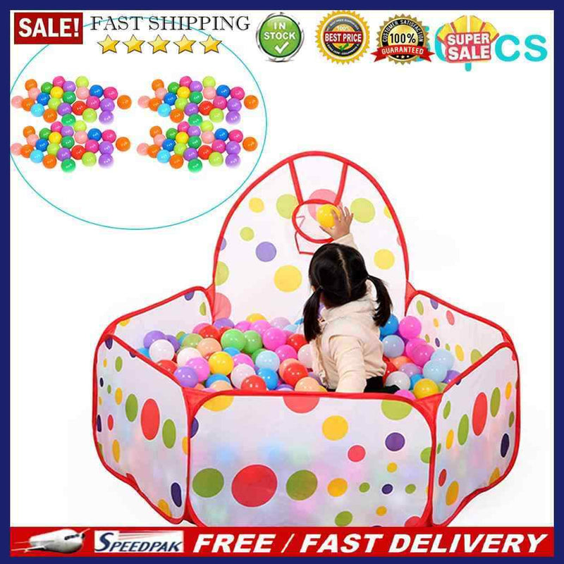 100pcs Ocean Wave Soft Balls Pool Outdoors Baby Toys+Ocean Ball Pit