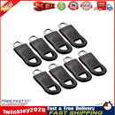 8x Replacement Zipper Puller for Clothing Bag Zip Pull Fixer (Black 25mm) Newly