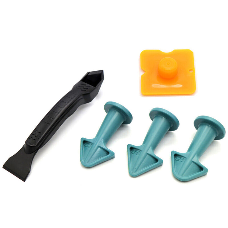 Caulking Nozzle Scraper Set Grout Tile Joints Floor Remover Tool (Sky Blue)
