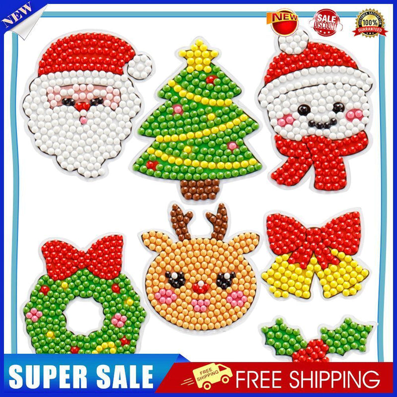 Diamond Painting Cartoon Stickers Kids DIY Round Drill Mosaic Decals (11)