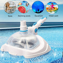 Pool Leaf Vacuum Head, Transparent Leaf Sucker Cleaner for Pond, Waterfall,