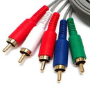 1080 P HDTV AV Audio Adapter Cable Cord Wire 5RCA For Nintendo Wii Newly