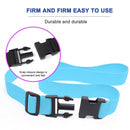 Nylon Travel Tied Cargo Luggage Lash Belt Strap Buckles Camping Kit (Blue) Newly