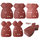 Sander Sandpaper Pads 40 60 80 120 240 Grit Mouse Sanding Sheets Abrasive Paper