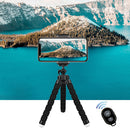 Phone Tripod Flexible Camera Stand Holder with Wireless Remote and Clip Newly