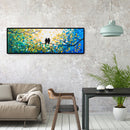 5D Diamond Painting Mosaic Kit Rhinestone Two Birds On the Tree Cross Stitch