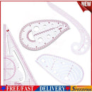 4pcs Tailor Measuring Ruler Yardstick Sleeve Sewing Clothes Drawing Ruler