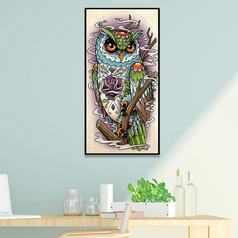 Diamond Painting Owl 5D Full Round Drill Rhinestones Animal Picture Wall Deco