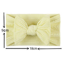 Soft Nylon Elastic Baby Headband Bows Knotted Newborn Girls Hair Accessories