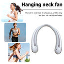 Portable Hanging Neck Fan Air Cooling Bladeless Wearable Lazy Fan (White)