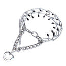 German Shepherd Dog Collar Rubber Tips Quick Release Carabiner Collar (M) Newly