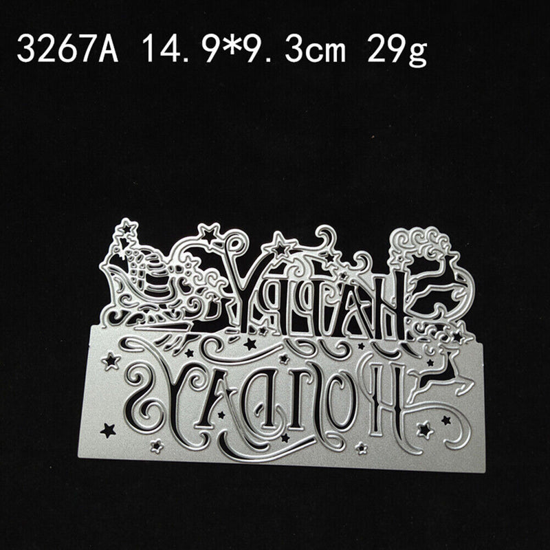 Xmas Metal Cutting Dies Stencils for DIY Scrapbooking Album Paper Card Embossing