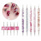 DIY Professional Marbleizing Dotting Pen Painting Nail Art Manicure Tools
