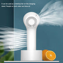 4000mAh Summer Cooling Leafless Personal Handheld Hanging Neck Fan (White)