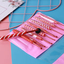 9pcs Soft Alumina Crochet Hooks Knitting Needle Set DIY Sewing Tools (C) Newly
