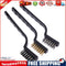 3pcs Plastic Handle Wire Brush Stainless Steel Brass Wire Brush Tool