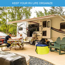 #A RV Hose Storage Bags Waterproof 600D Sewer Hose Storage RV Utility Organizer