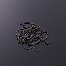 Fishing Hooks Kit, High Carbon Steel Sharp Carp Fish Hooks with Barbs, 20 Pack