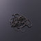 Fishing Hooks Kit, High Carbon Steel Sharp Carp Fish Hooks with Barbs, 20 Pack