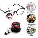 Clip-On Watchmakers Watch Magnifier 10x Jewelry Magnifying Eye Loupe Lens Tool