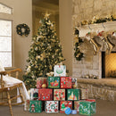 24pcs Candy Cookies Box Countdown Numbers Packaging Paper Boxes 7cm Xmas Decor