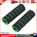 1 Pair Bike Bicycle Handle Bar Sponge Grip Cover Bar Grips Sleeve (Green) Newly