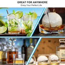#A Silicone Ice Cube Mold Ice Cube Trays Food Grade Round Ball Ice Maker Moulds