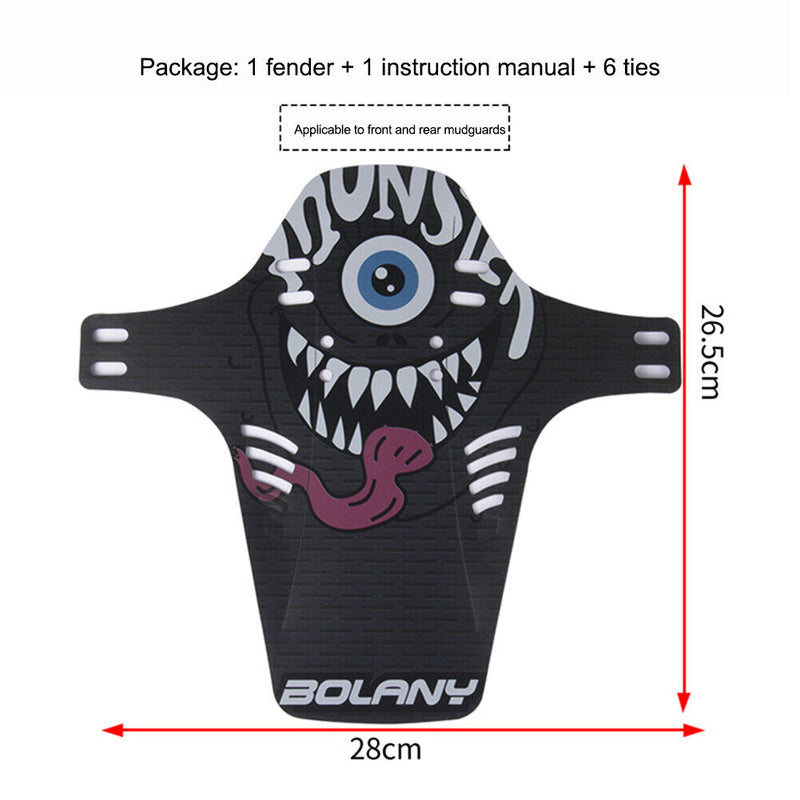 Bolany MTB Bike Mudguard Portable Front Rear Fork Rainguard Road Cycling Fe