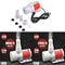 White Red Color Solar Power Submersible Fish Pond Fountain Pool Water Pump