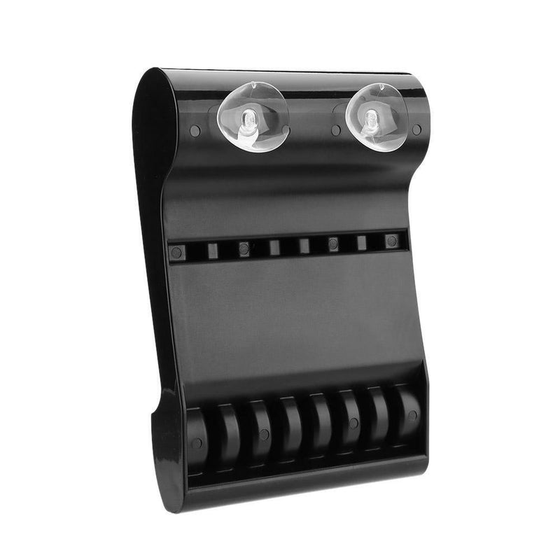 Salon Shears Rack Case Hair Scissor Holder Organizer Storage Tray (Black) Newly