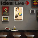 Branch Birds Metal Plate Tin Sign Plate for Bar Pub Club Cafe Craft Accessories