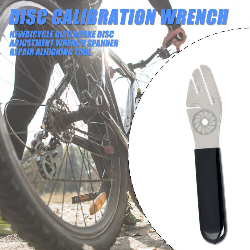 Stainless Steel Cycling Disc Brake Rotor Alignment Truing Wrench Bike Accessory