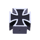 4pcs Universal Cross Style Car Bike Tire Wheel Valve Caps Covers (Black) Newly