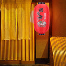 25cm Painting Lantern Japanese Style Fabric Hanging Restaurant Decor (D) Newly