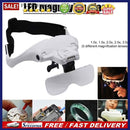 HD Magnifying Glass with LED Light Magnifier with 5 Lenses for Jewelry Appraisal